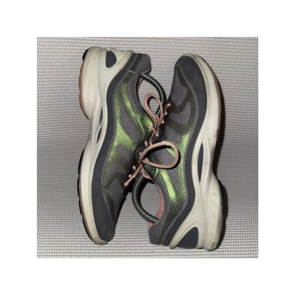 Ecco Biom Fjuel Racer Green Gray Peach Athletic Shoes Sneakers Women’s Size 10